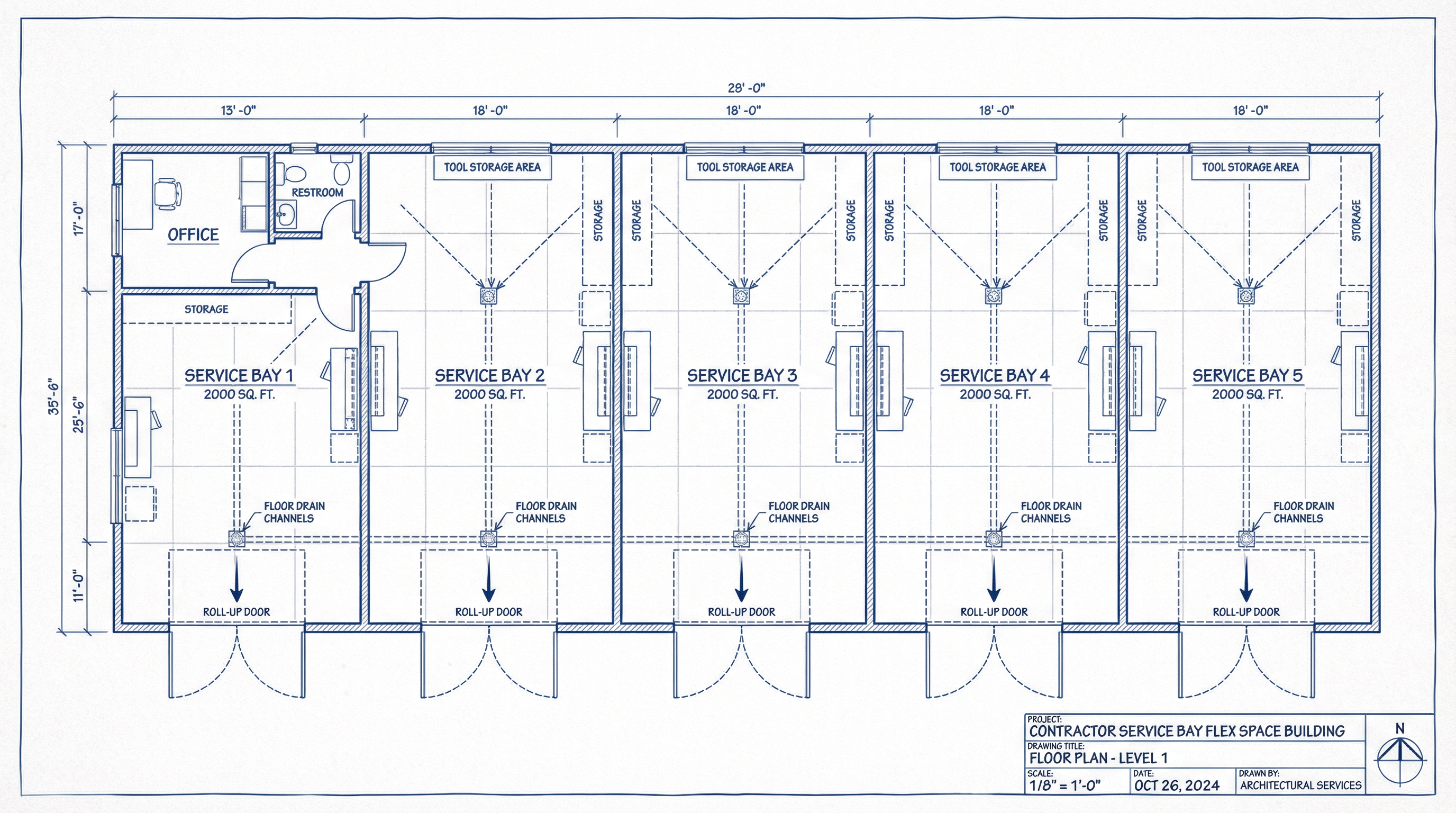 Basic Flex Space Floor Plan